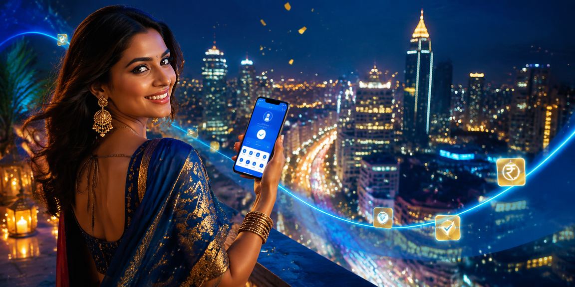 Playing Andar Bahar card game on mobile device in India