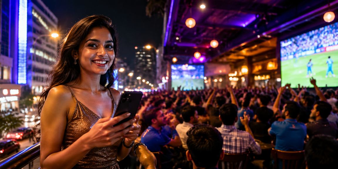 Mobile betting user practicing responsible gaming habits